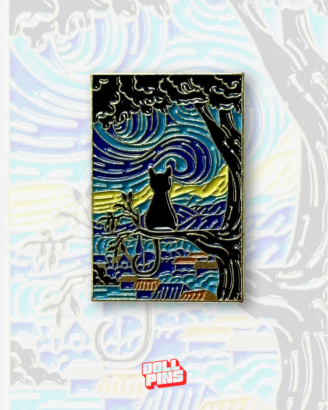GATO NOCHE ESTRELLADA