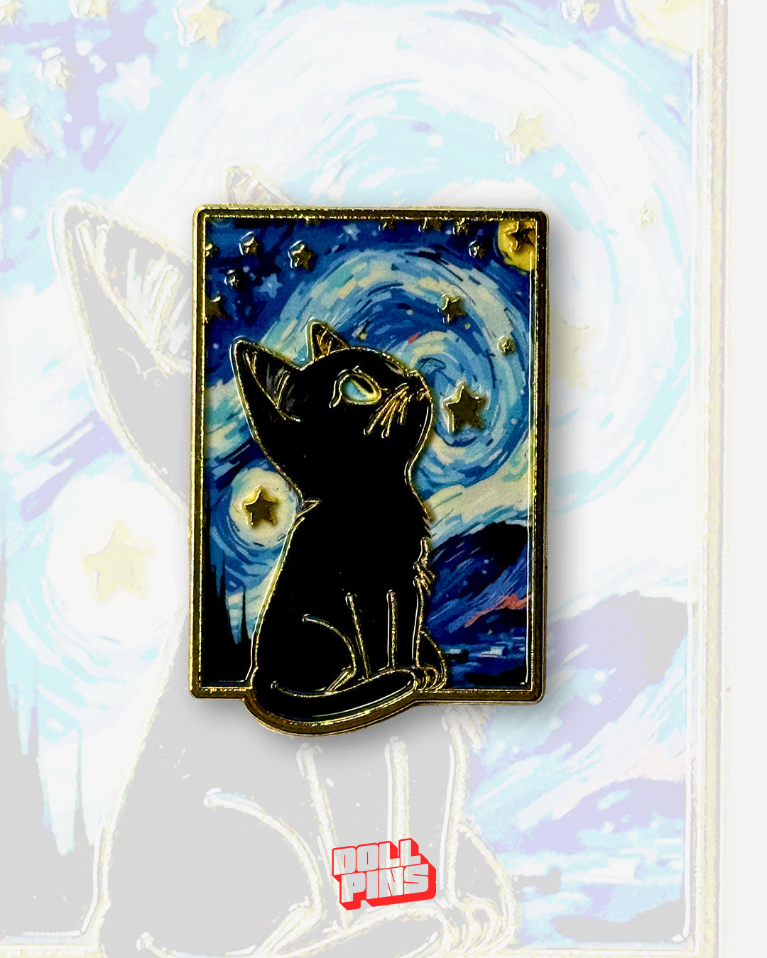 GATO NOCHE ESTRELLADA