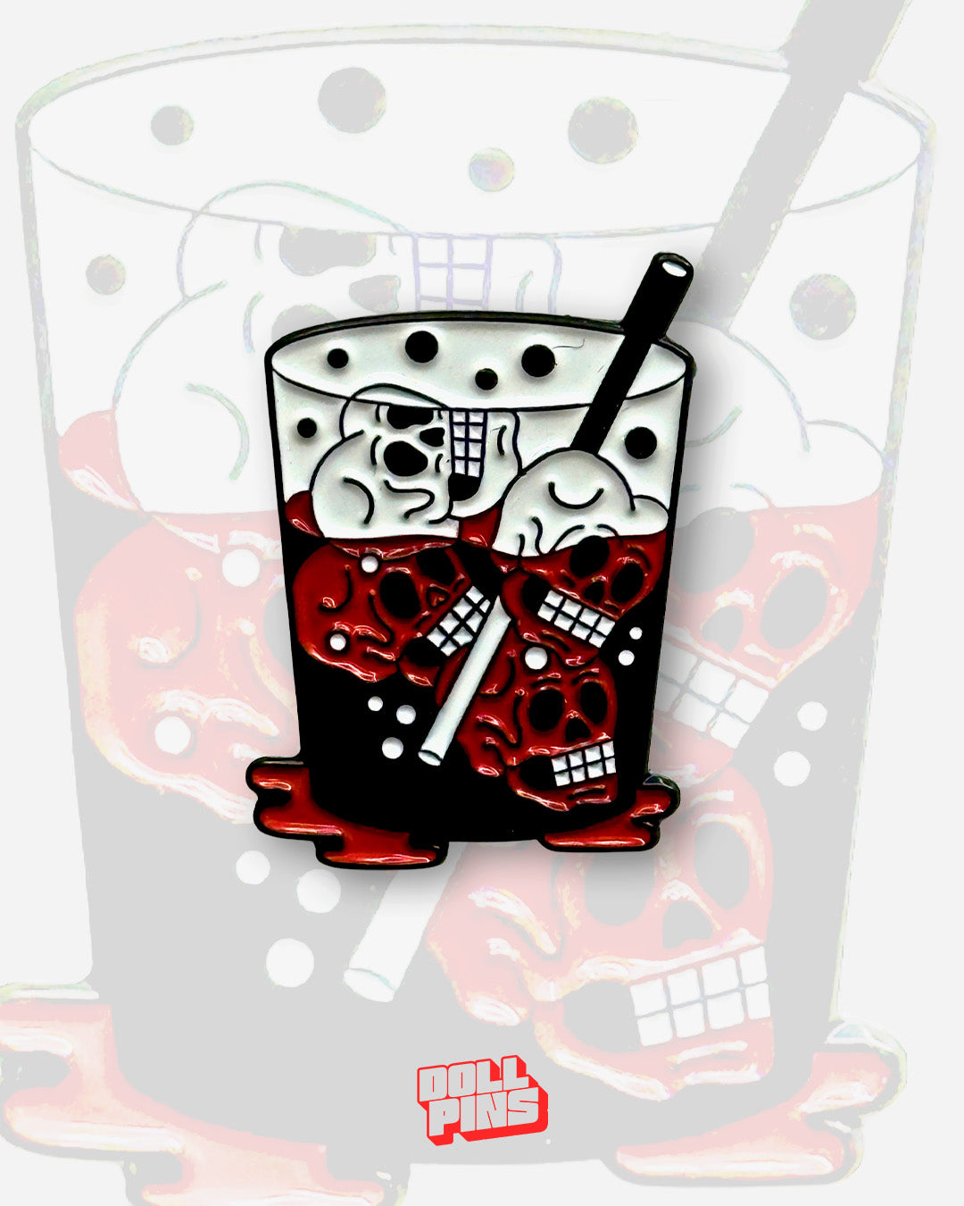 VASO CON CALAVERAS