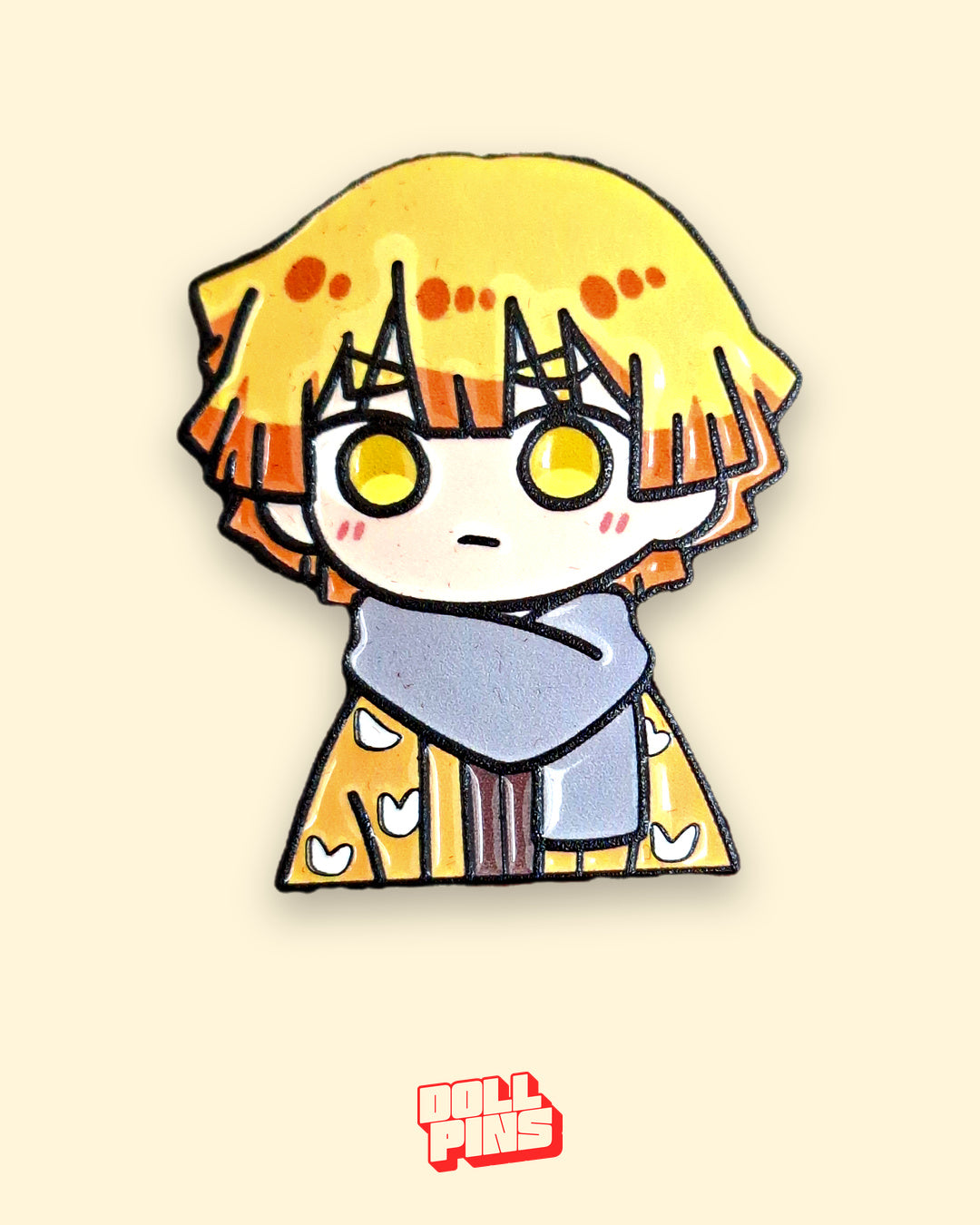 ZENITSU CHIBI CON BUFANDA