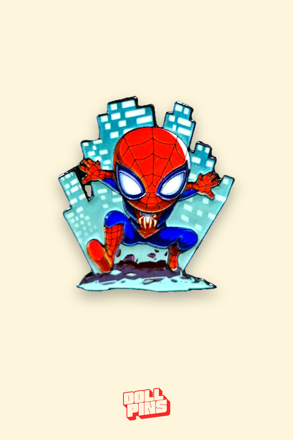 SPIDER-MAN CHIBI ENTRE EDIFICIOS