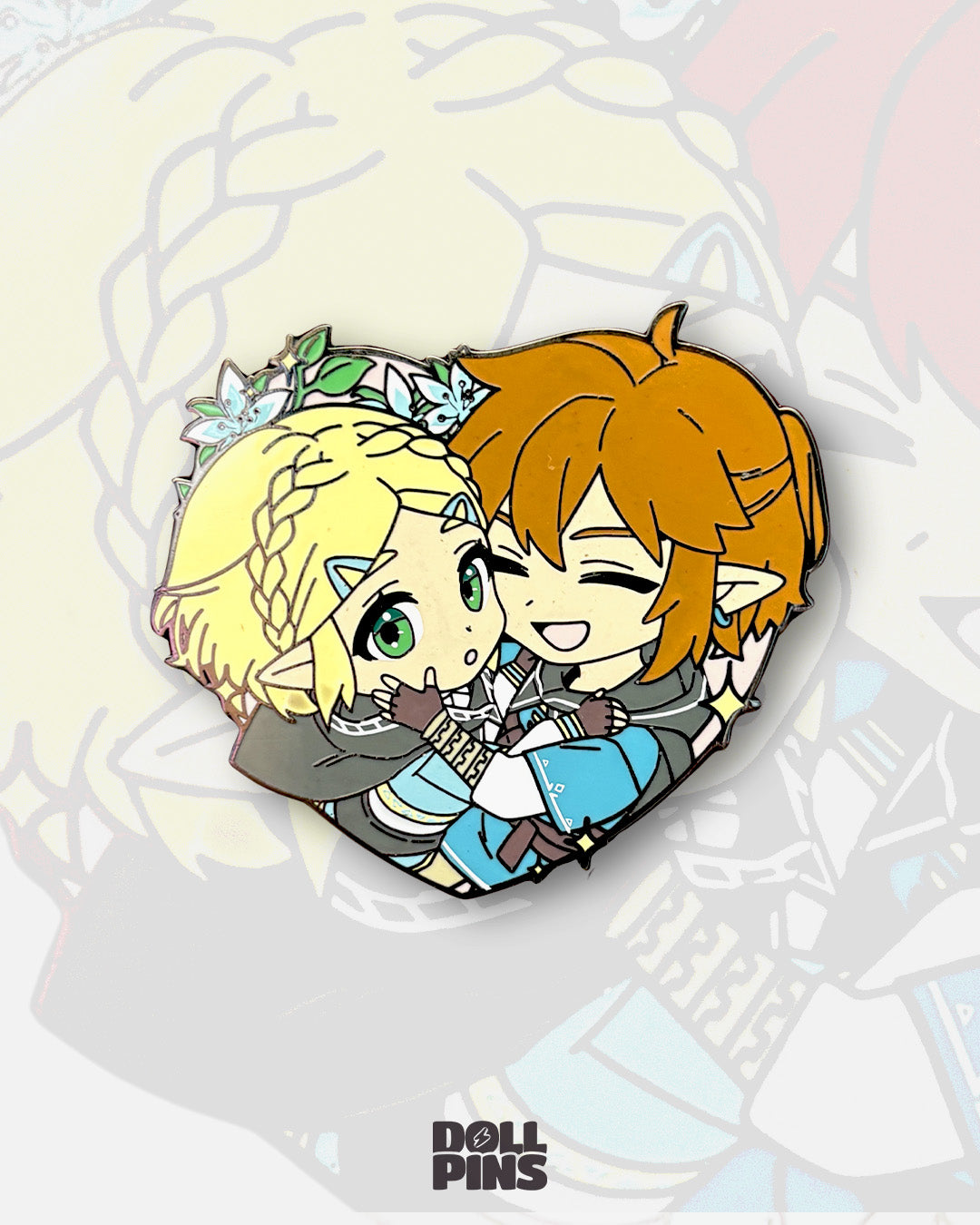 LINK Y ZELDA CORAZÓN