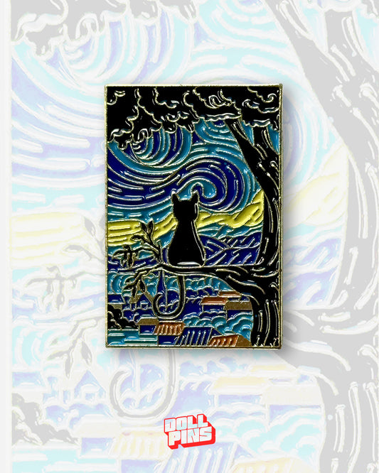 GATO NOCHE ESTRELLADA