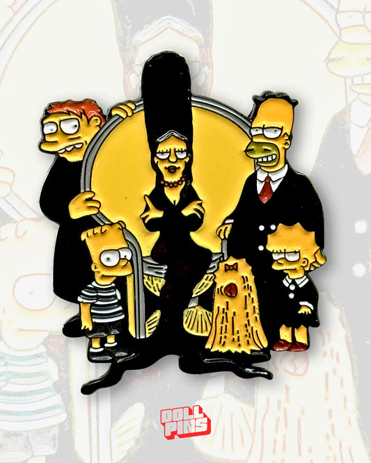 LOS SIMPSONS COMO LA FAMILIA ADDAMS