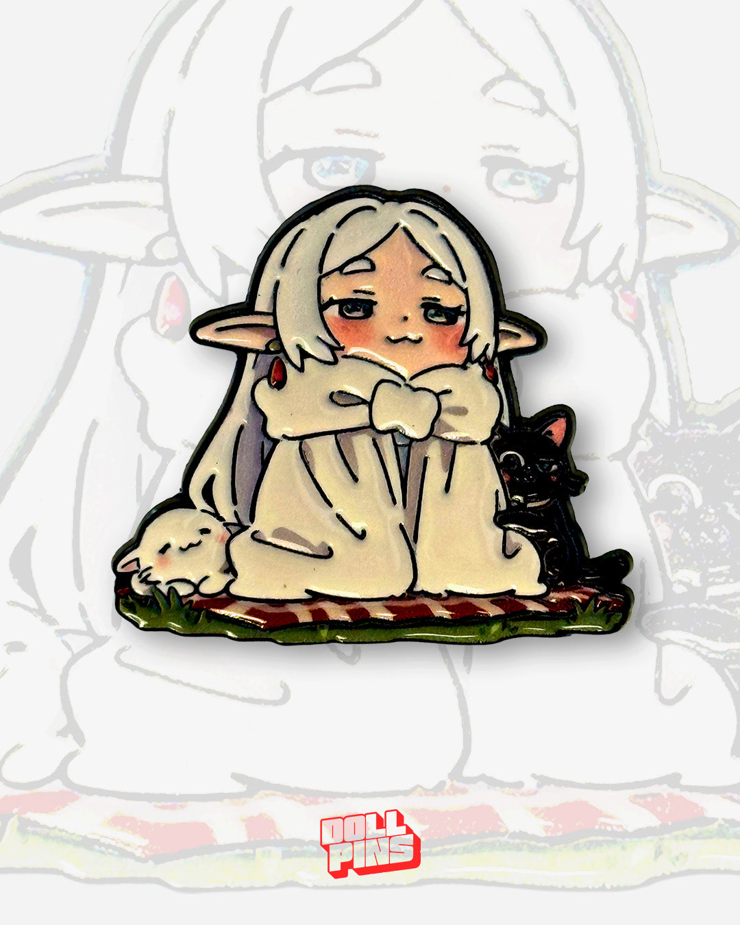 FRIEREN SONROJADA CHIBI
