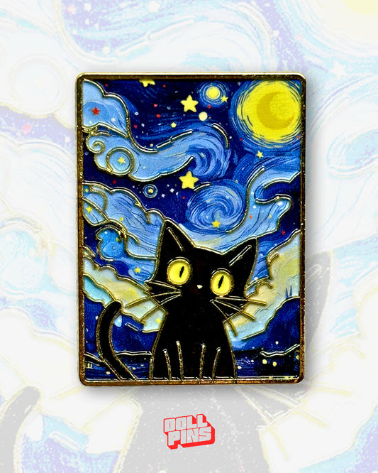GATO NOCHE ESTRELLADA