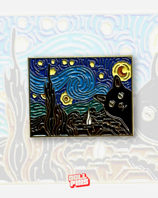 GATO NOCHE ESTRELLADA