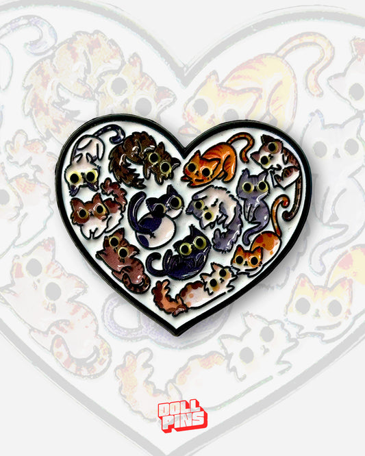 GATOS EN UN CORAZÓN