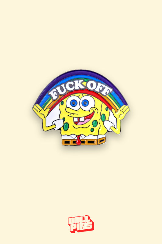 BOB ESPONJA ARCOÍRIS "FUCK OFF"