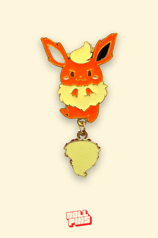 FLAREON CON COLA COLGANTE