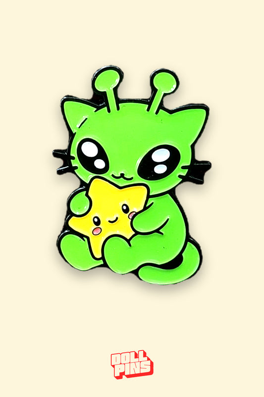 GATO ALIEN CON ESTRELLA