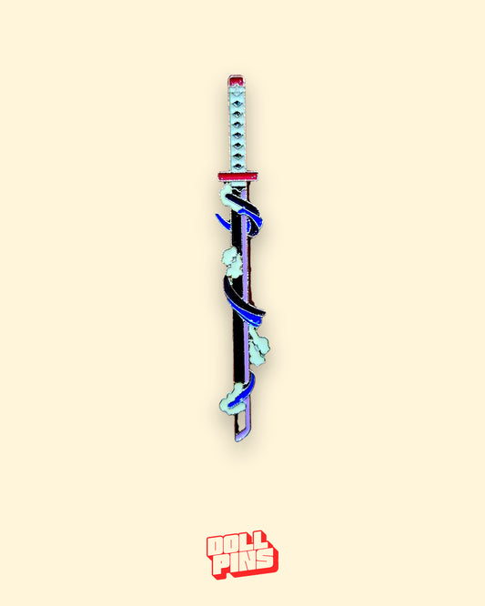 TOMIOKA: KATANA CON CORRIENTES AZULES