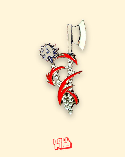 GYOMEI: HACHA Y MAZA CON CADENA