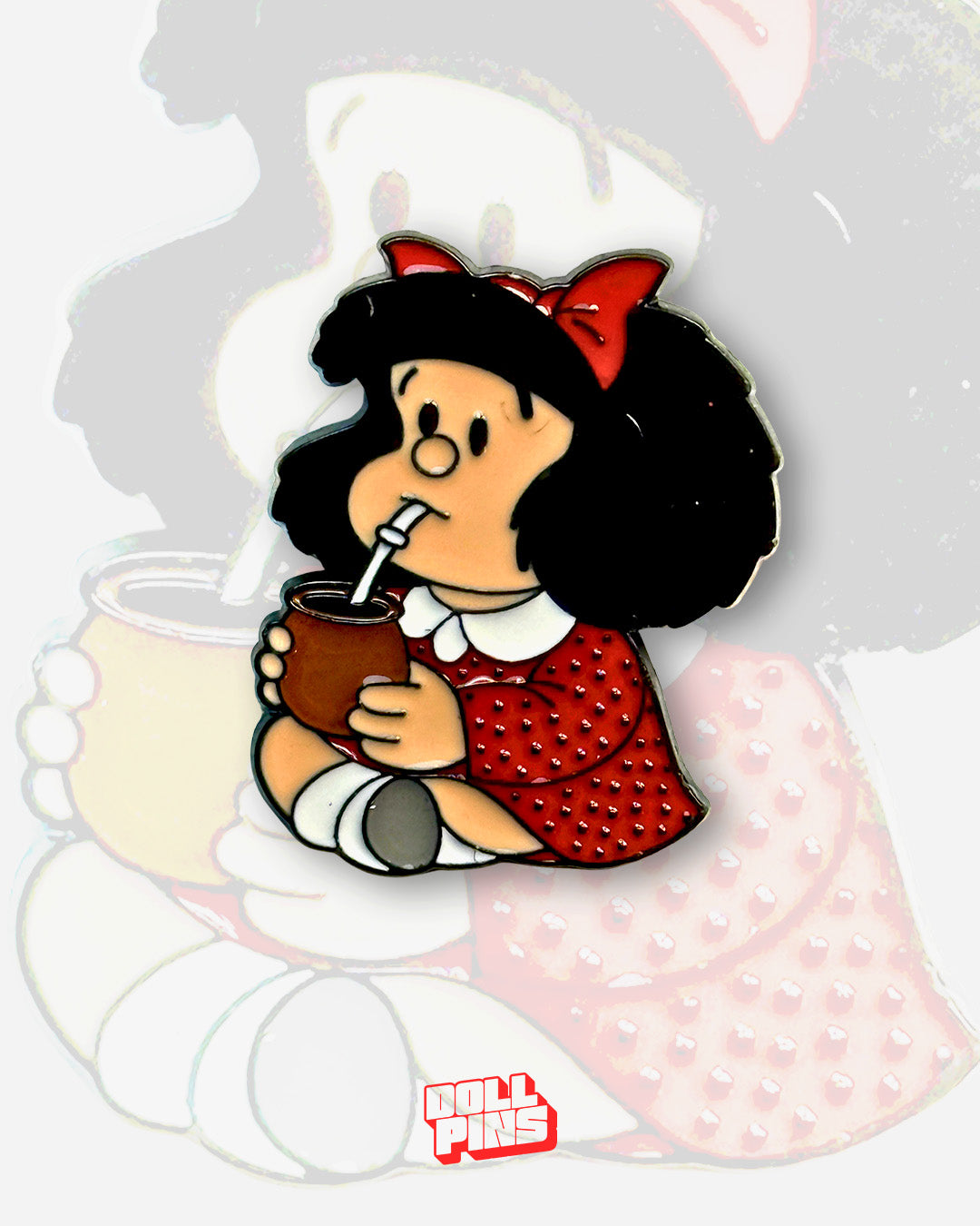 MAFALDA TOMANDO MATE