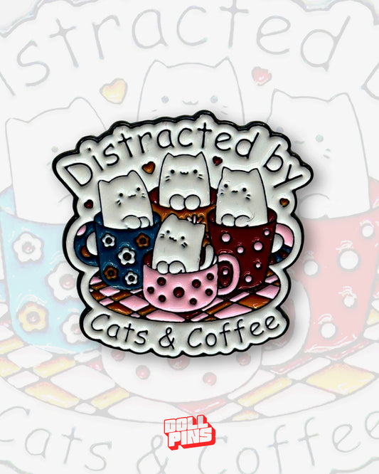 DISTRACTED BY CATS & COFFE