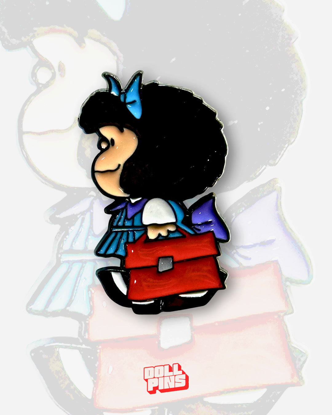 MAFALDA CON MALETÍN