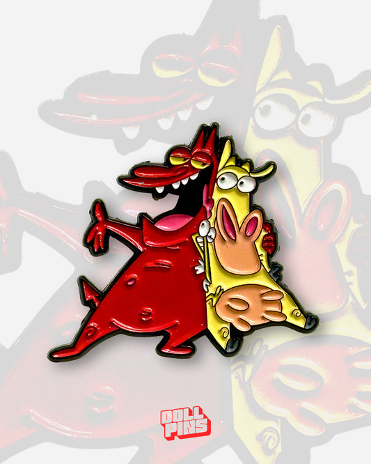 LA VACA Y EL POLLITO CON EL DIABLO ROJO