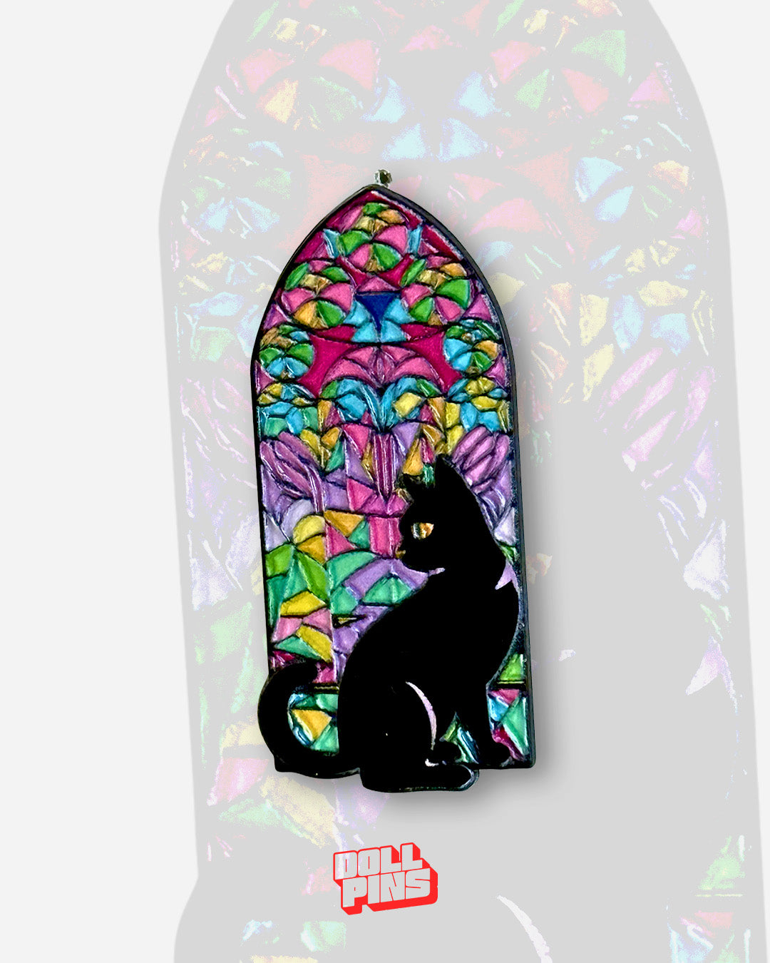 GATOS EN VITRAL